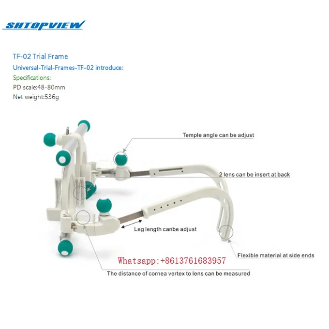 

The topest quality metal Optical Optometry Equipment Titanium trial frames