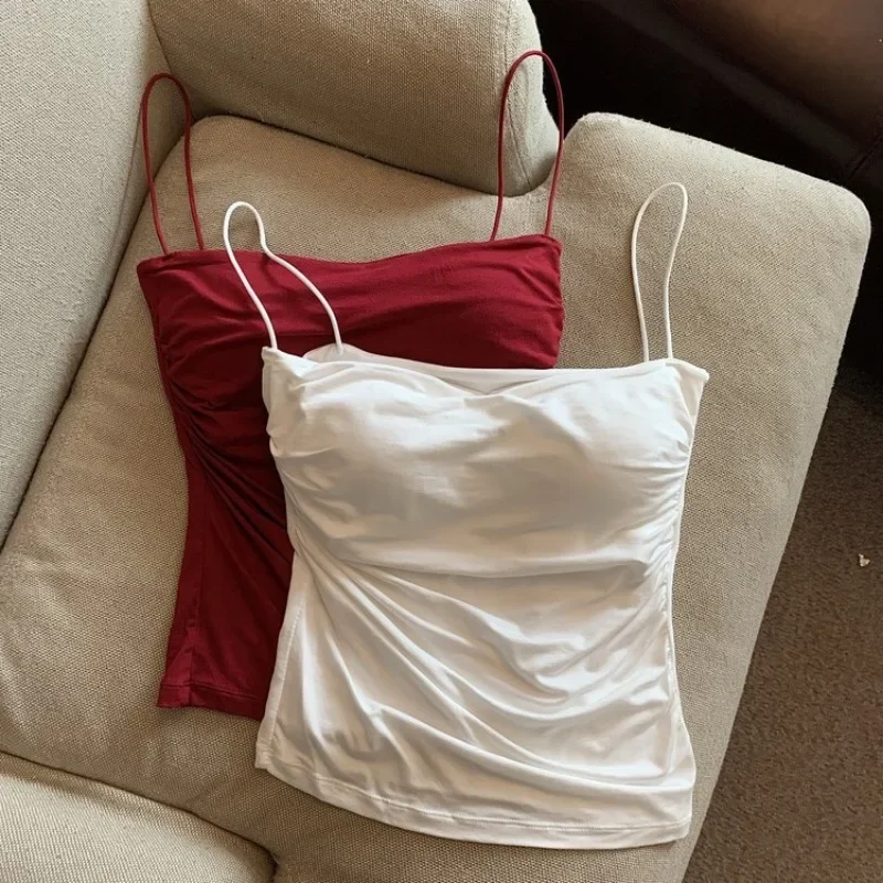 Майка женская летняя на тонких бретельках