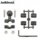 Jadkinsta Fit 8,2-31 мм круглый стержень зажим для Руля Мотоцикла 1 дюйм шаровое Крепление Автомобильный подголовник держатель с для Gopro