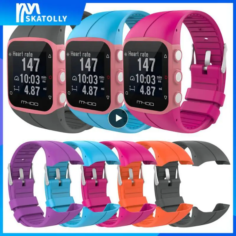 

M400/M430 official with the same paragraph solid color silicone strap breathable replacement wristba M4 band Bracelet TXTB1