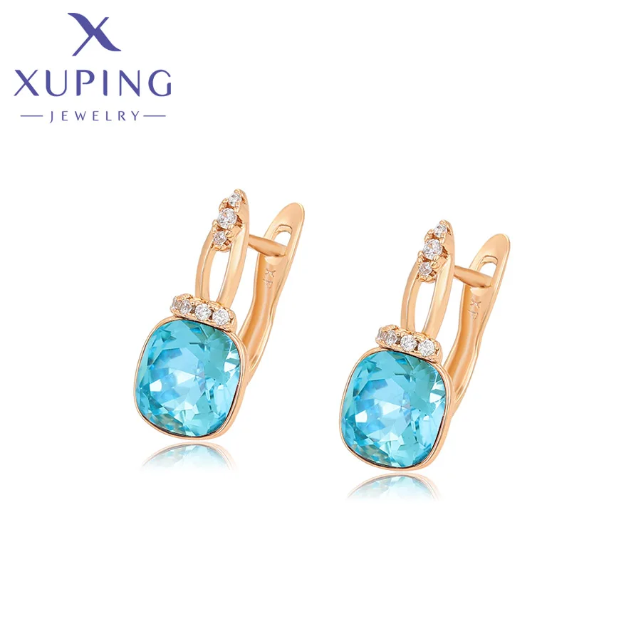 

Xuping Jewelry Fashion New Arrival Square Crystal Earring for Women X000703342