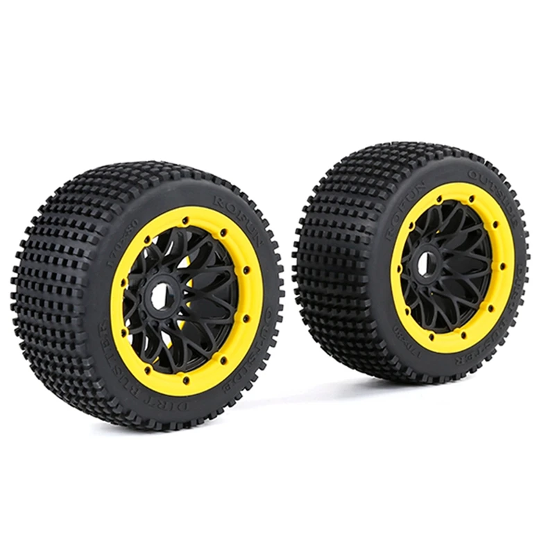 

Утолщенные задние шины для внедорожников, комплект колес для 1/5 HPI ROFUN ROVAN KM BAJA 5B, запчасти для радиоуправляемых автомобилей