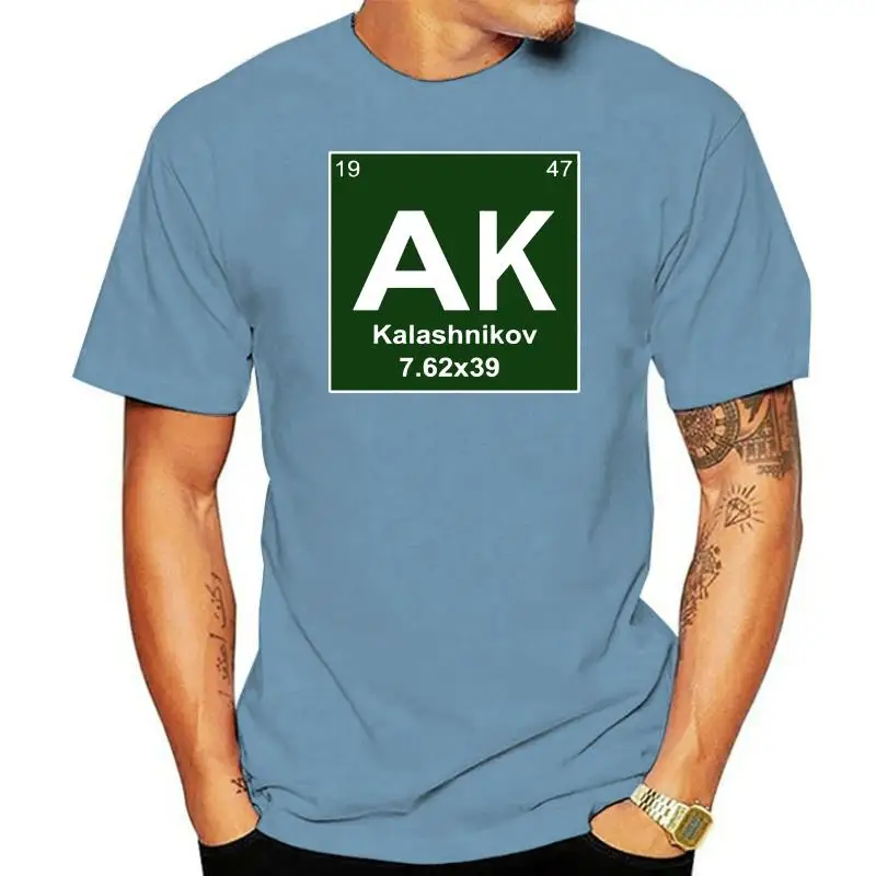 

2022 Fashion Style Casual Short Sleeve For Men Clothing Summer Ak Kalashnikov 7 62x39 Customize Tee Shirts Plus Size T Shirt
