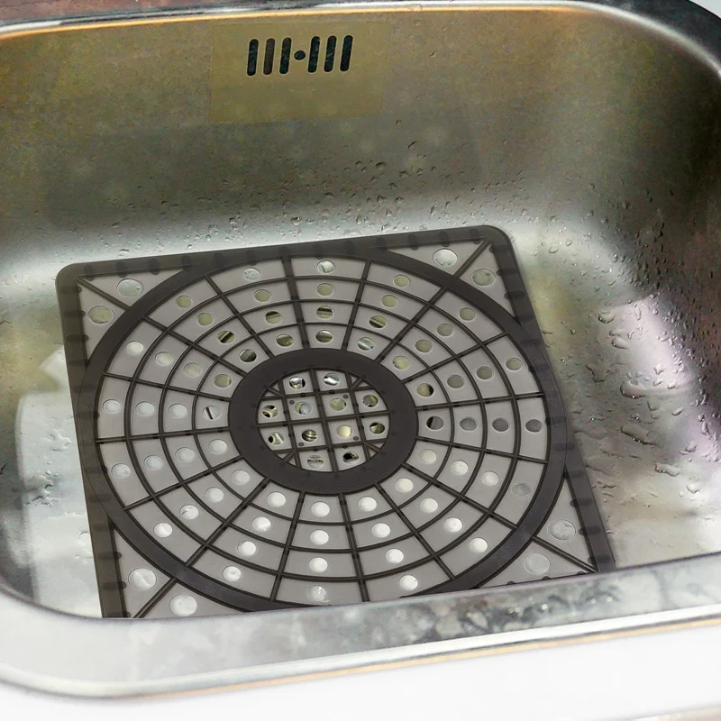 SEWS-2 шт. регулируемый коврик для сушки посуды кухонной мойки мягкий пластиковый