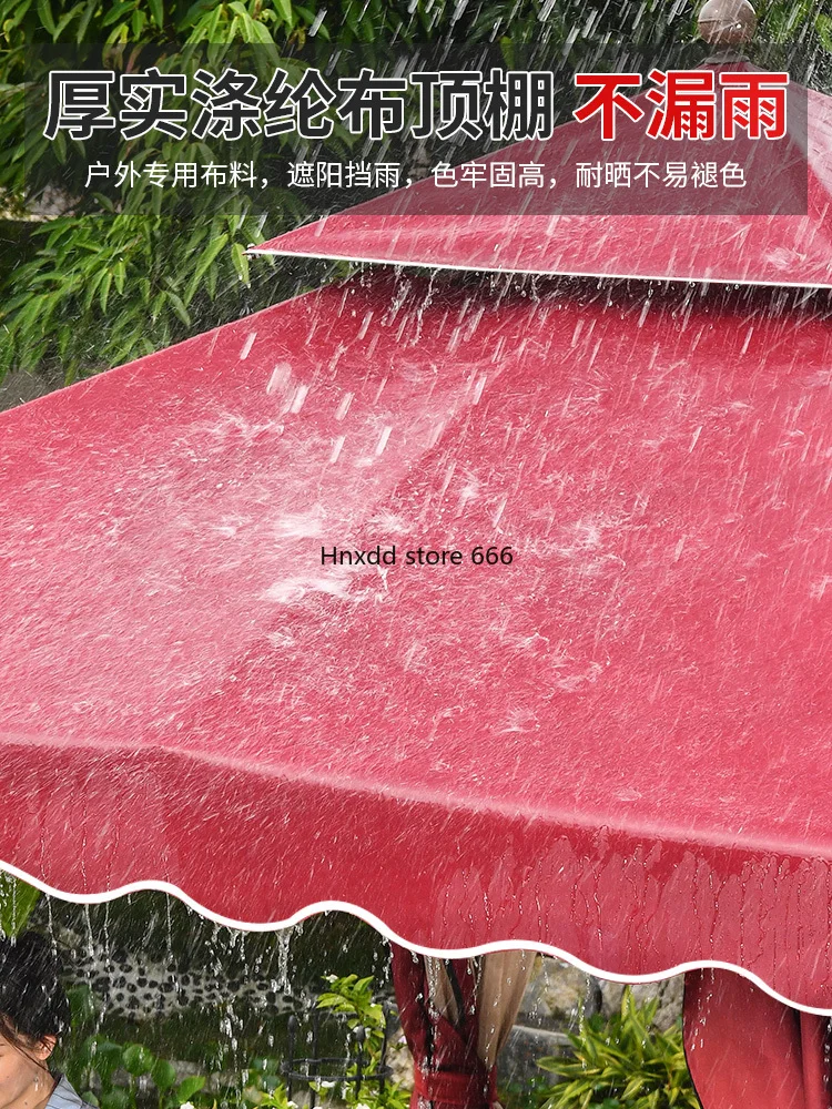 Навес для двора сада освещения павильон с четырьмя углами