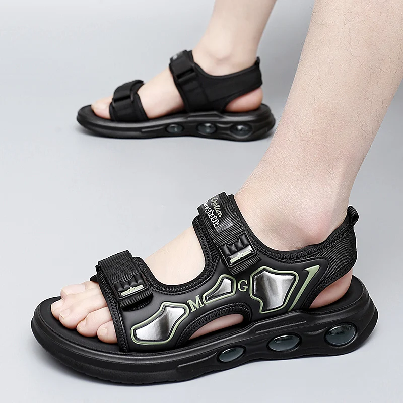 Летняя популярная мужская пляжная обувь сандалии Нескользящие Кемпинг