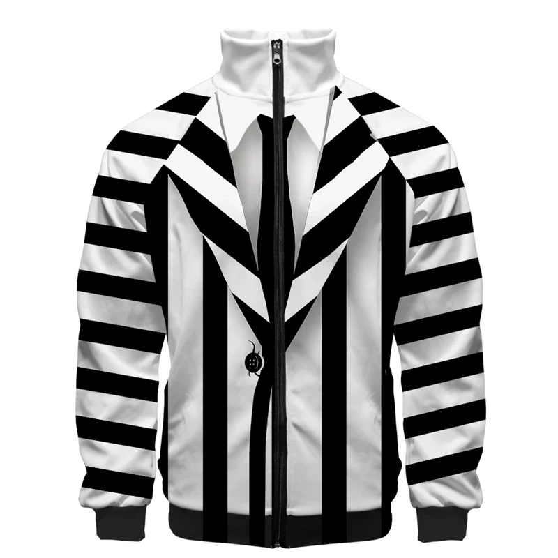 Куртка с имитацией костюма 3D рисунком для мужчин и женщин Повседневная Толстовка