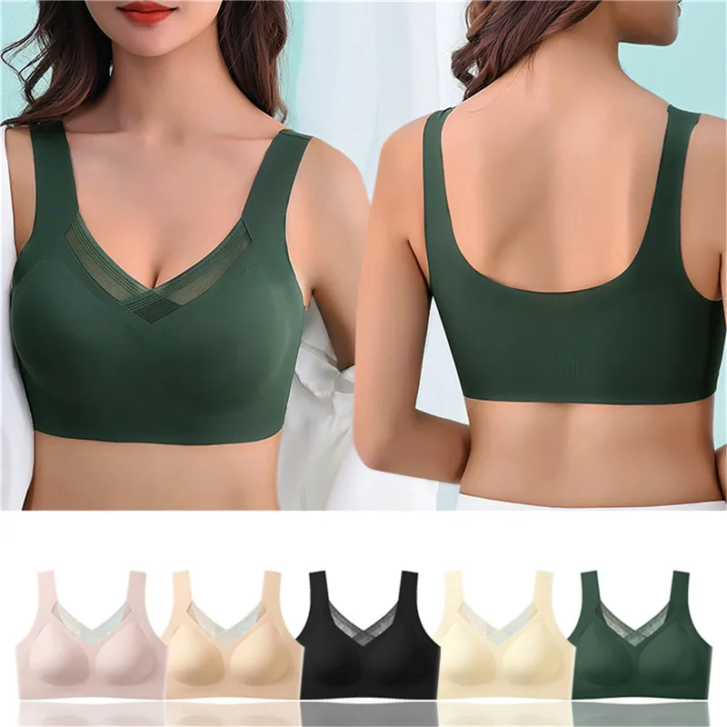 

2023 летнее женское удобное нижнее белье без стальных колец, жилет для йоги, фитнеса и сна, однотонное простое дизайнерское женское нижнее белье