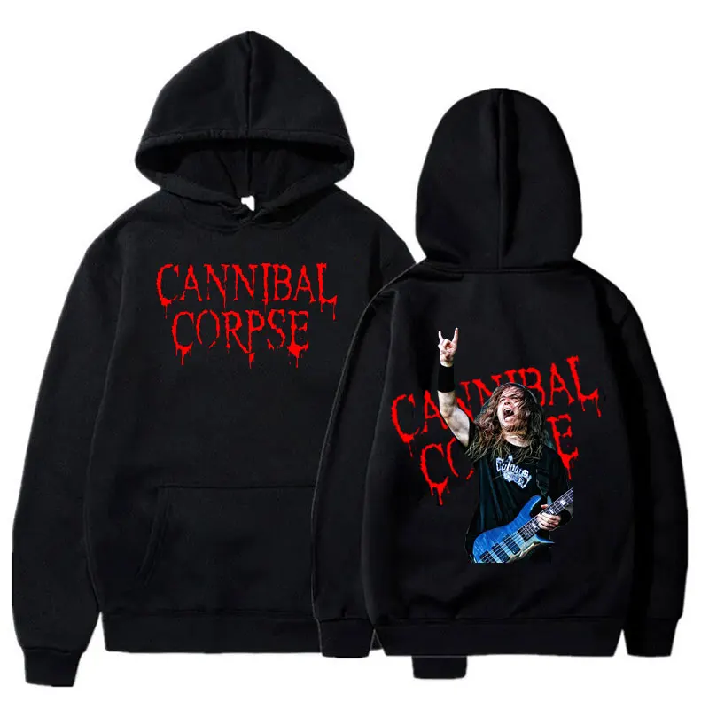 

CANNIBAL CORPSE Singer Hoodies Fashion Metal Rock Aesthetic Autumn Printed Sweatshirt Gothic Top Harajuku Casual Unisex Clothing