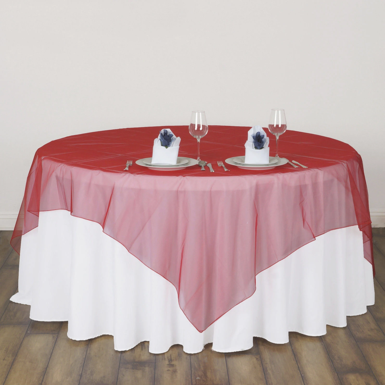 

Organza Table Cloth Round Wedding Table Cloth Banquet Tablecloths Table Cover Party Decoration 53x53 Inch European Tablecloths
