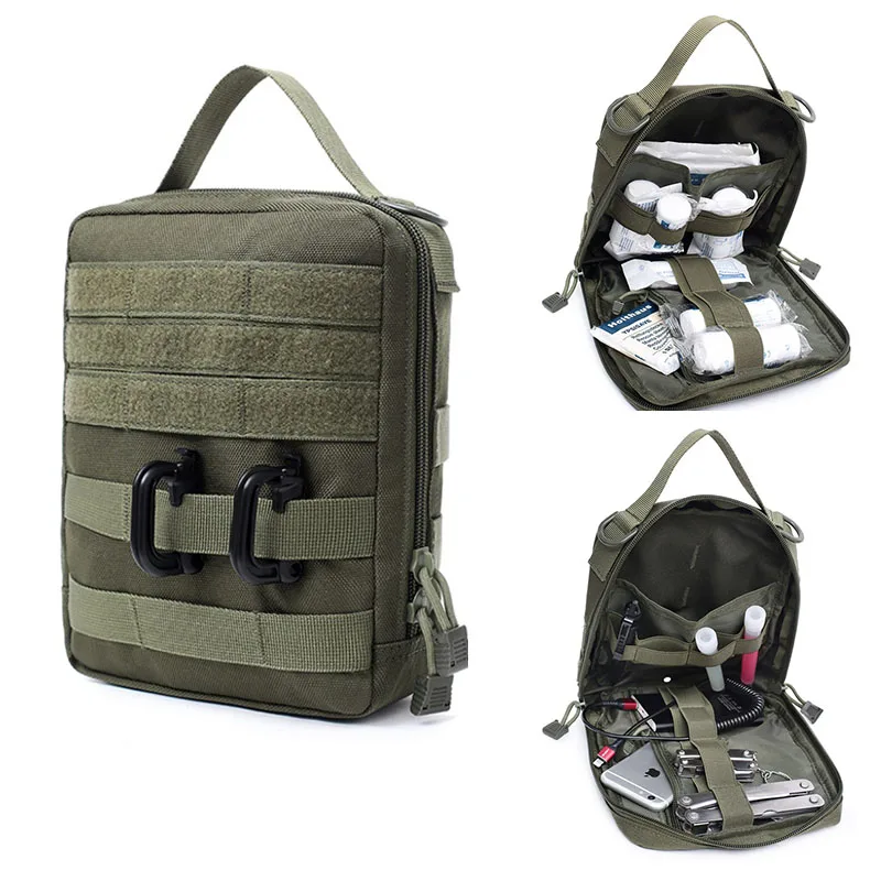 

Тактическая Сумка Molle для повседневного использования, военный комплект первой помощи, медицинская сумка, жилет, рюкзак, сумка для охоты, выживания, аварийные аксессуары, набор инструментов