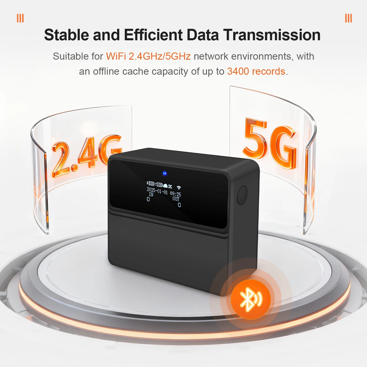 Фото Интеллектуальный Wi-Fi датчик FP111 IR Beam для подсчета посетителей и мониторинга входов №2