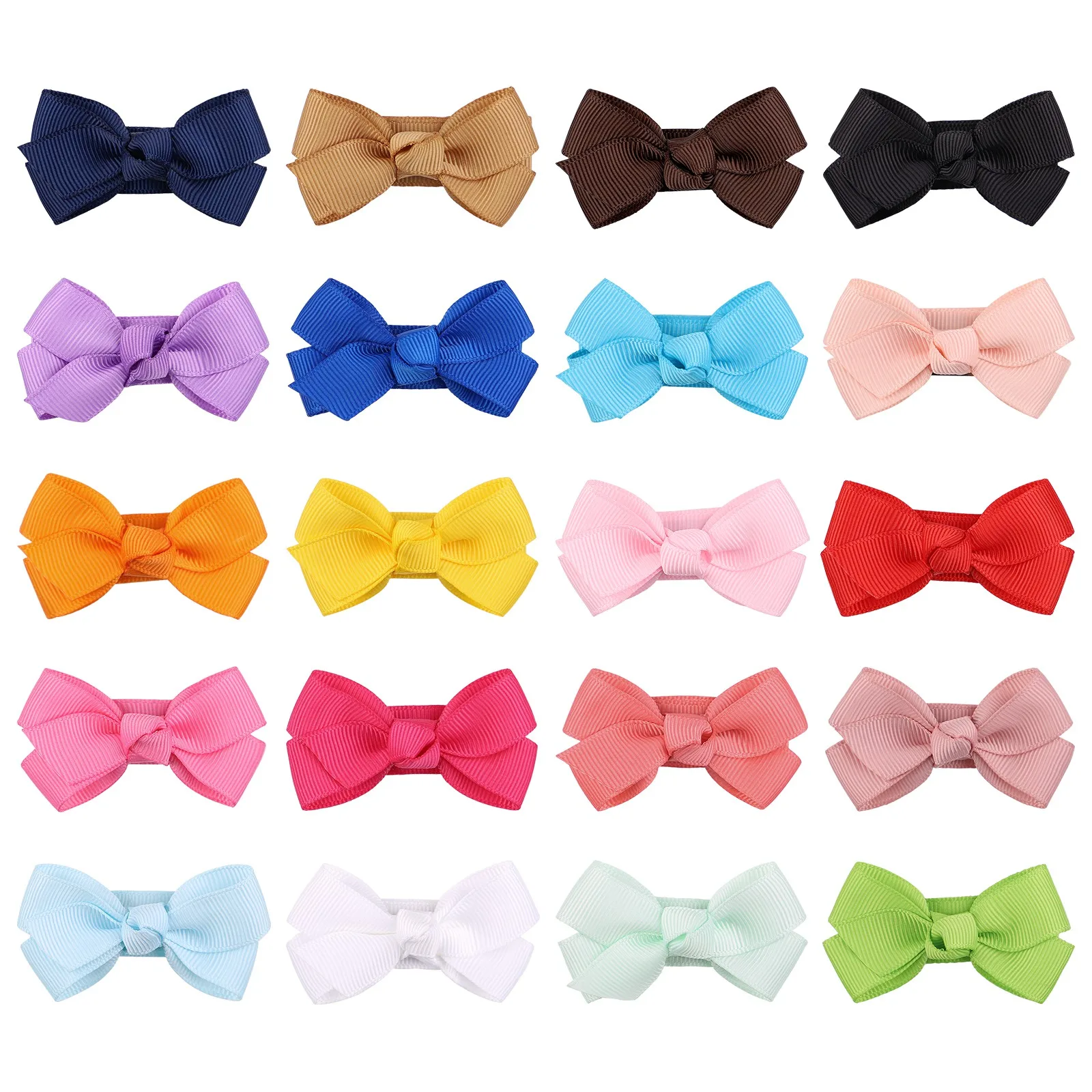 

1Piece Cute Candy Color Bows Hair Clips For Kids Girls BB Clips Ribbon Bowknot Handmade Hairpins Headwear Baby Hair Accessories
