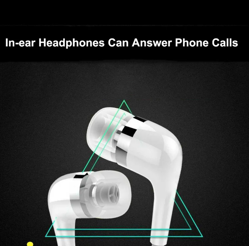 

Mobile Phone General Line Control Earphone In-ear Smart Phone with Wheat Heart