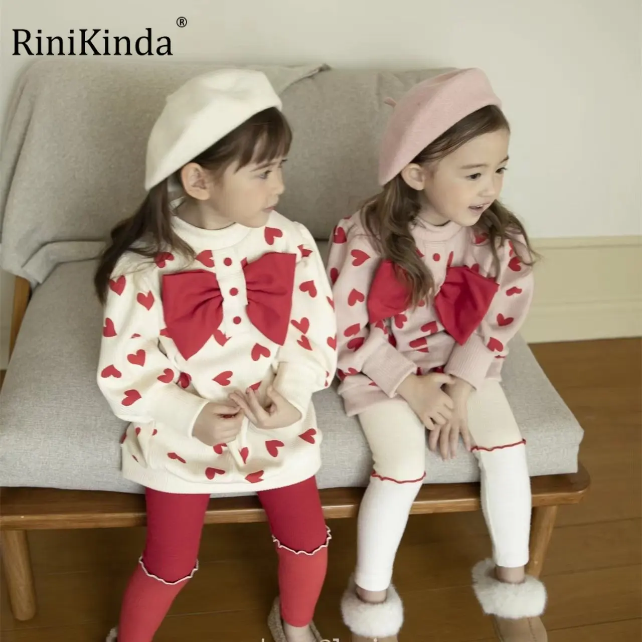 

RiniKinda 2022 Children Clothing Cotton Long Sleeve O Neck T-shirts Baby Girl Tops Kids Cotton Warm Spring Shirts Baby Clothes