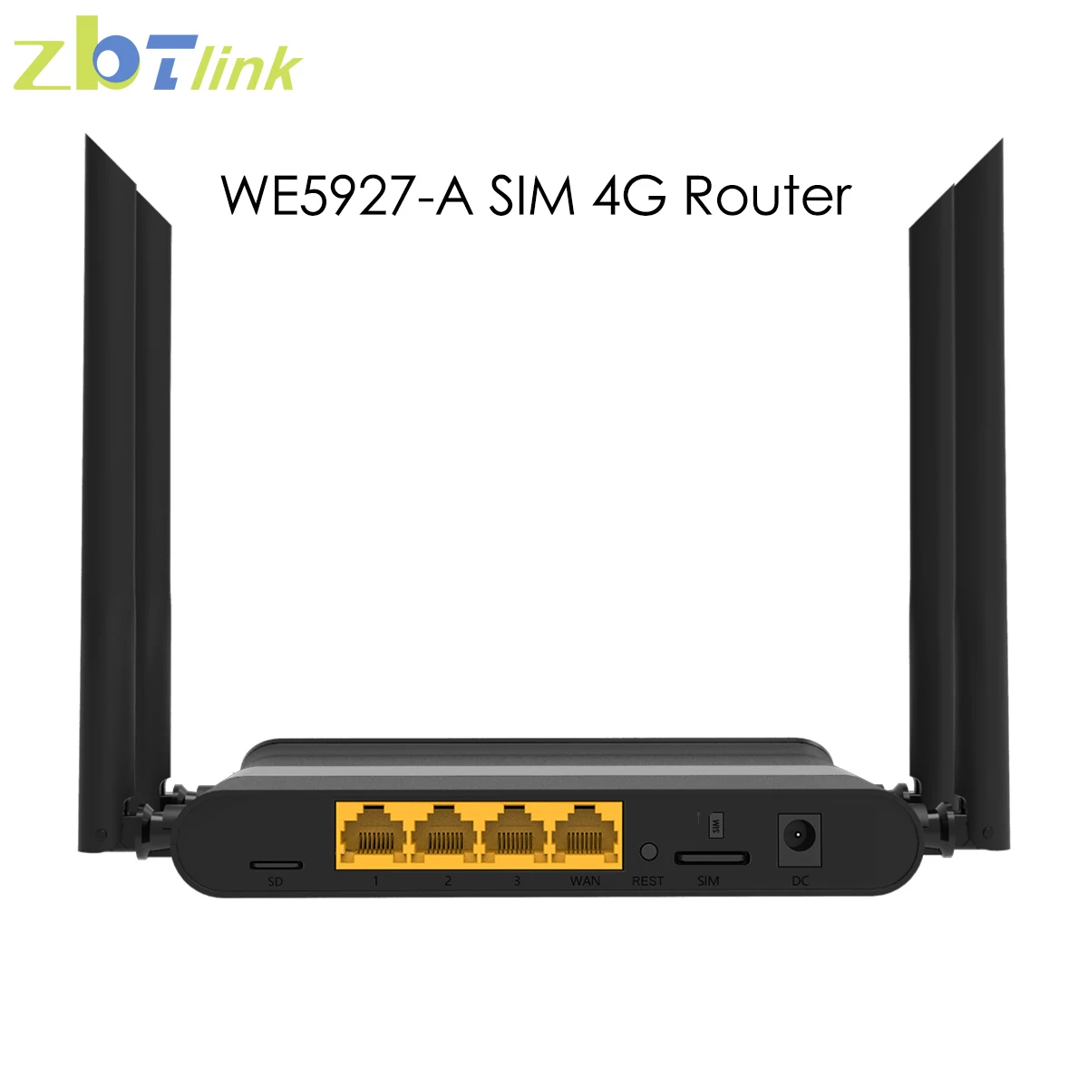 

Zbtlink 4G Router SIM Card 1200MBps 300Mbps Wifi Range Extender Openwrt Firmware EC200TEUHA Modem SD Card 3*LAN Wi Fi Pоутер