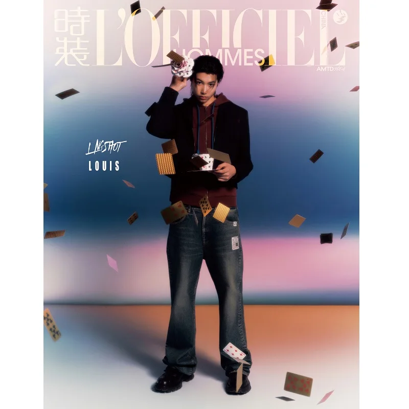 Фото Журнал LNGSHOT L'OFFICIEL HOMMES, Китай, май 2026, полный комплект, коллекционный журнал о корейских бой-групах с фотокарточками №5