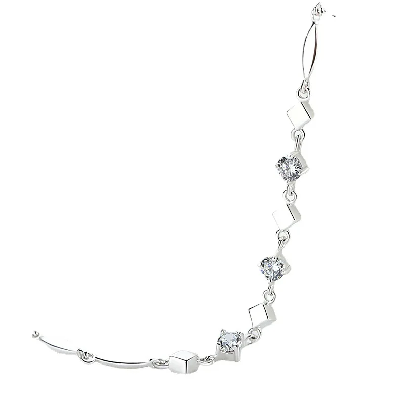 Лидер продаж браслет из стерлингового серебра 925 пробы Римский Love для женщин 2024