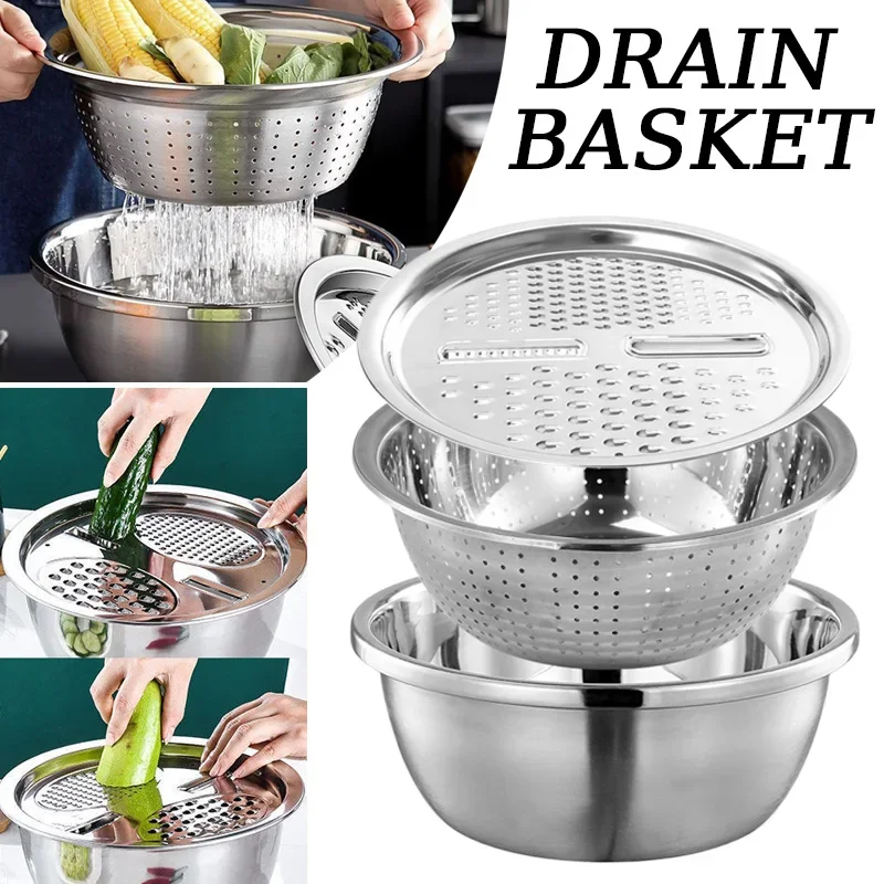 

Круглая корзина-дуршлаг из нержавеющей стали VIE LENTE