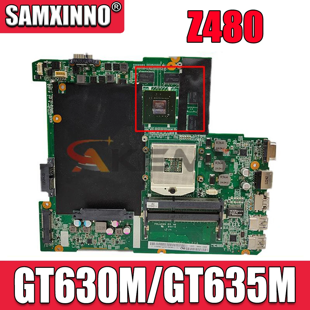 

DALZ2AMB8F0 Laptop motherboard for Lenovo IdeaPad Z480 original mainboard GT630M/GT635M