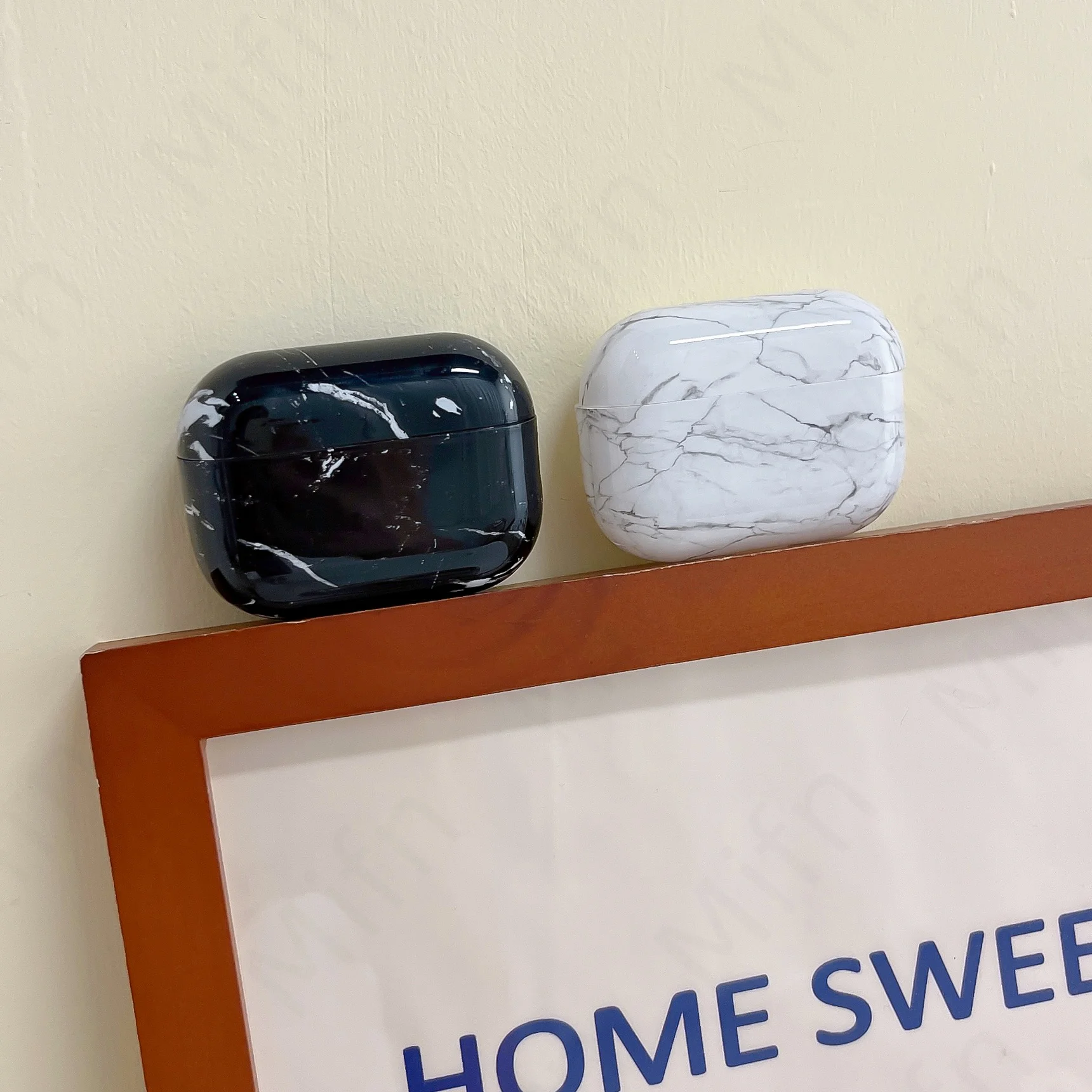 

Жесткий защитный чехол для наушников AirPods Pro 2, мраморный чехол для наушников AirPods Pro 2, аксессуары для наушников