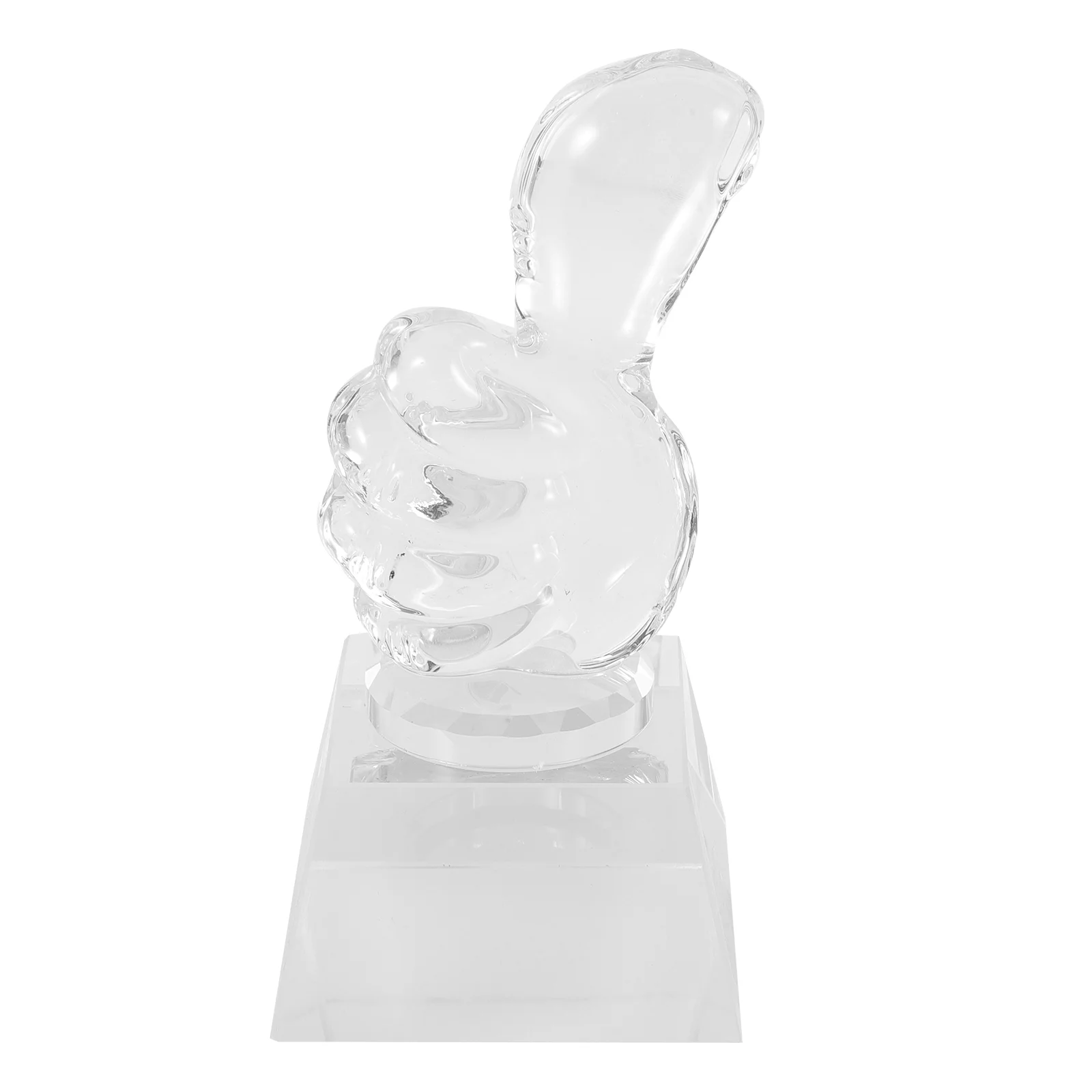 

Soccer Trophy Toy Kids Competition Creative Decor Football White Crystal Cup Exquisite Child