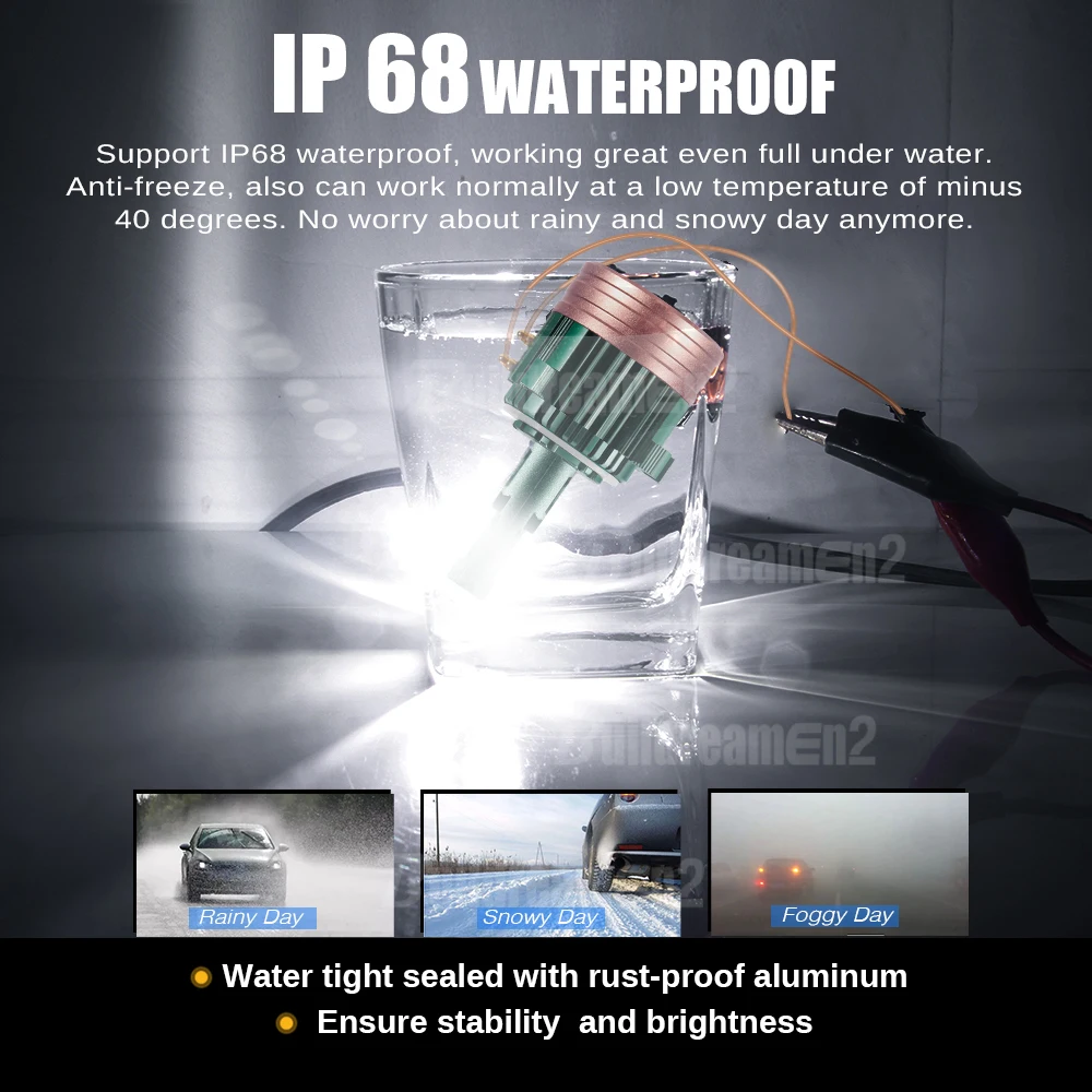 Автомобильная фара высокой мощности 2X120 Вт фонарь заднего света 2012 лм головка