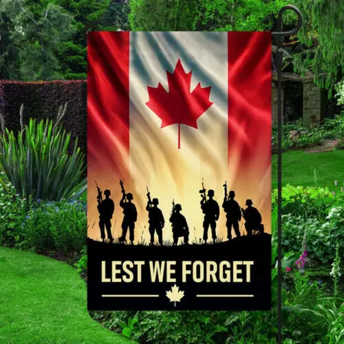 День памяти Канада Садный флаг Мы забывайте канадский