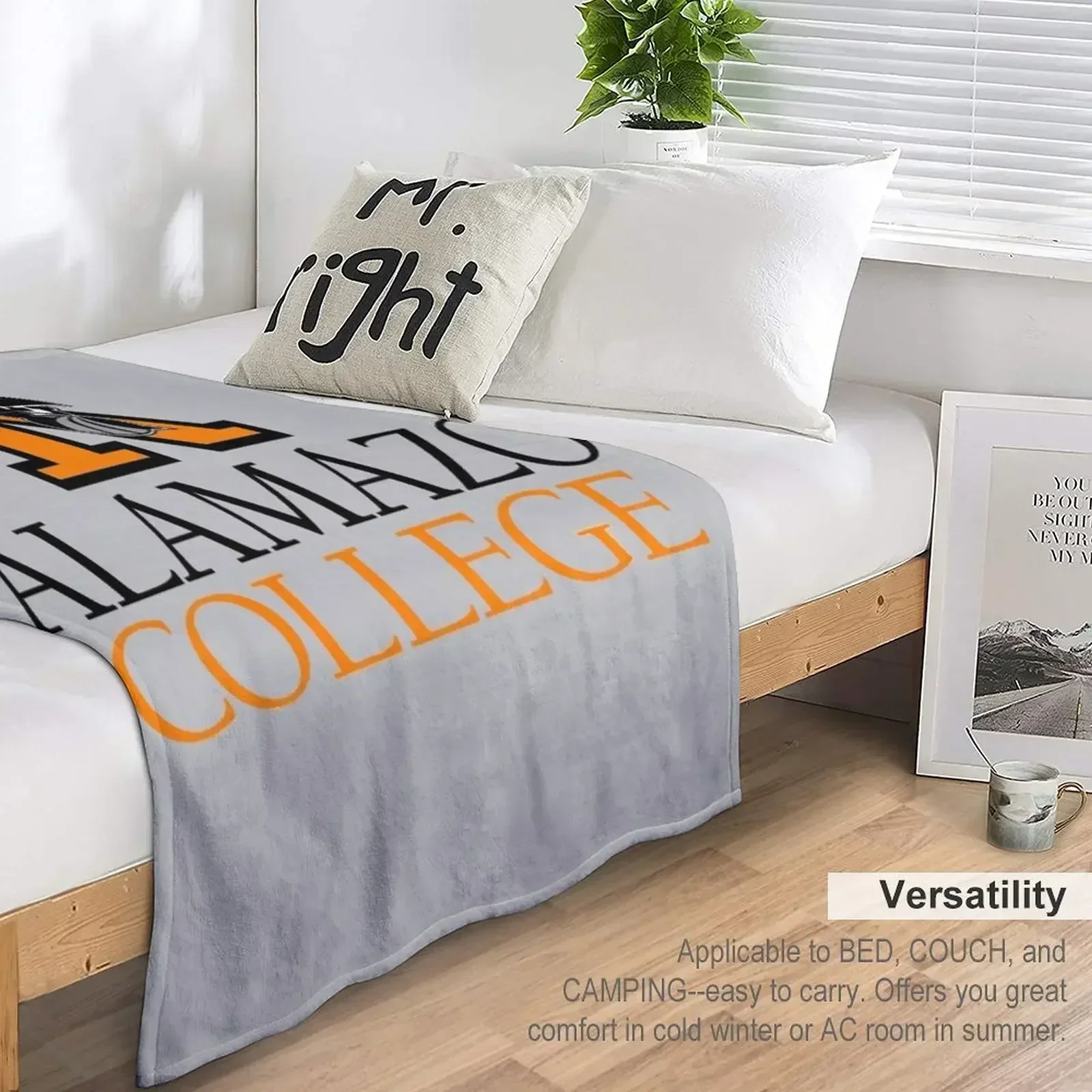 Новое одеяло Kalamazoo College 2 утяжеленное декоративное роскошное для кемпинга