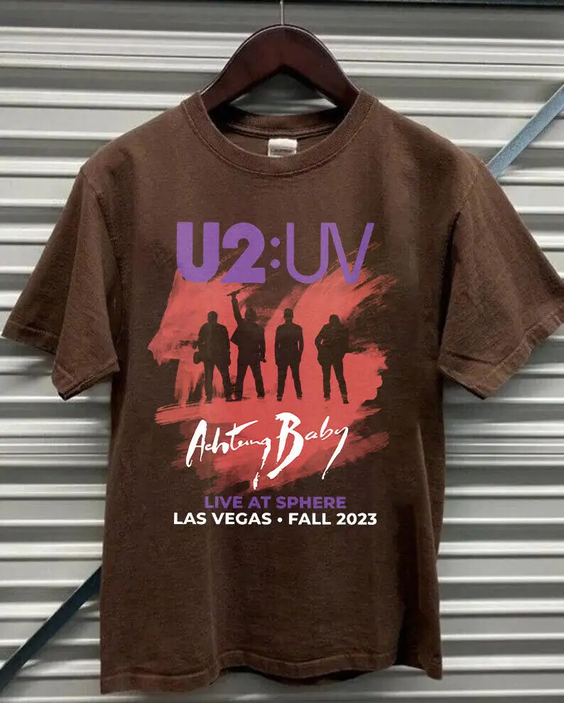 U2 Лас Вегас футболка ультрафиолетовая Сфера 2023 HA2134