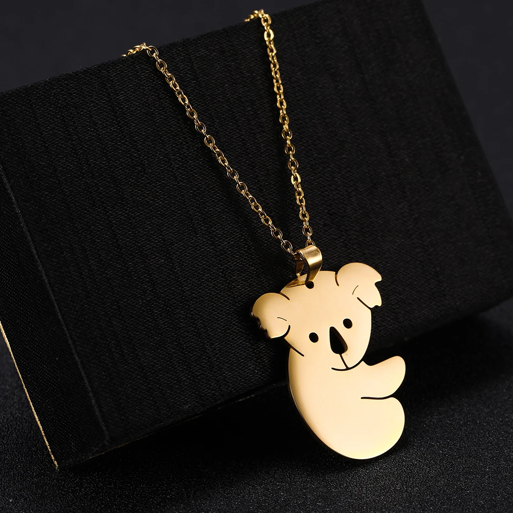 Fishhook Детское ожерелье в виде медведя коала цепь животного австралийский подарок