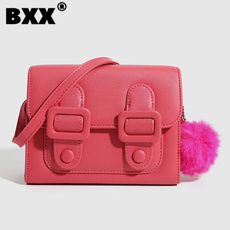 

[BXX] Color Of Macaron Patchwork Single Shoulder Crossbody Mini Bag Elegant Exquisite Temperament Versatile Bags 2023 New 8CY416