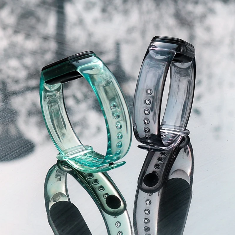 Color Change Strap For Xiaomi Mi band 7 6 5 4 3 Replacement Smart watchband Bracelet for Mi band 6 5 Strap Wristbands Pulseira