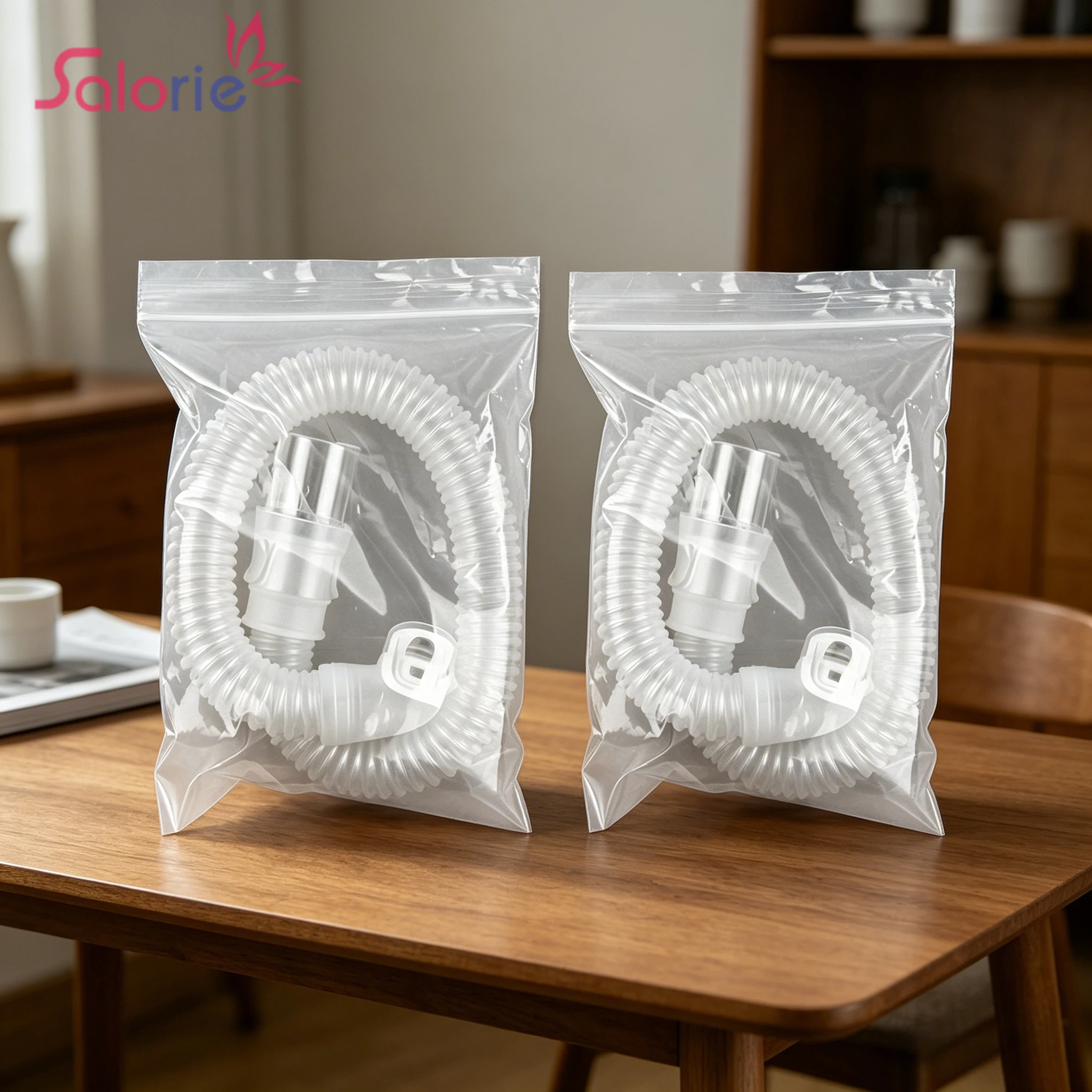 Фото 1/2 шт. короткая трубка-коленообразный соединитель для CPAP-аппаратов Airfit N20 / Airtouch N20, трубка для назальной маски CPAP, для сна, против храпа №1