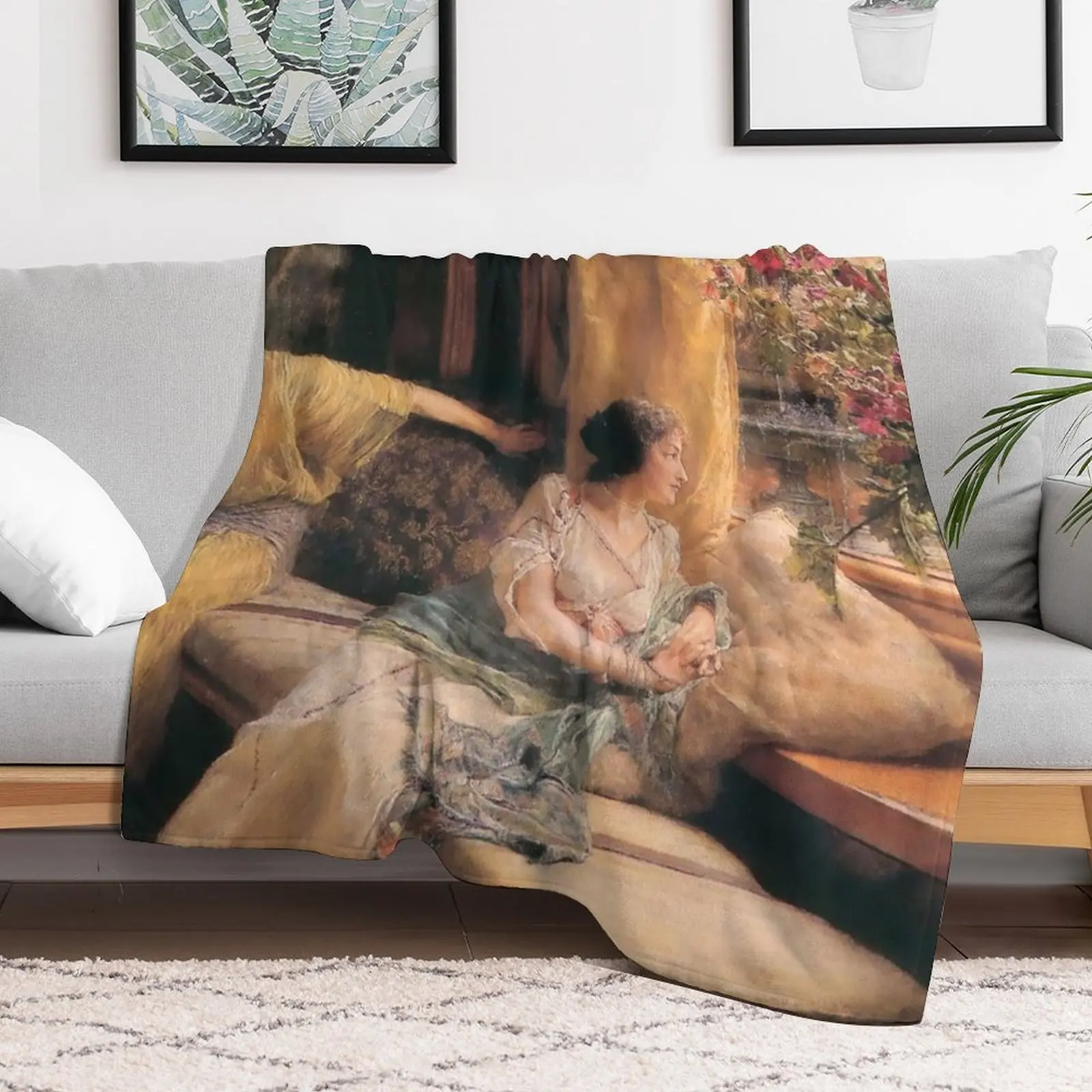 Надувное одеяло-сэр Лоренс Альма-тадема-1900 огромные мягкие одеяла для дивана