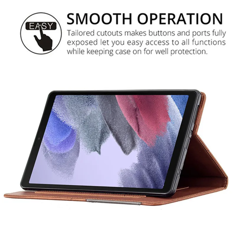 Держатель T220 для Samsung Galaxy Tab A7 Lite чехол-кошелек 8 7 дюйма SM-T220 SM-T225 чехол планшета A 2021