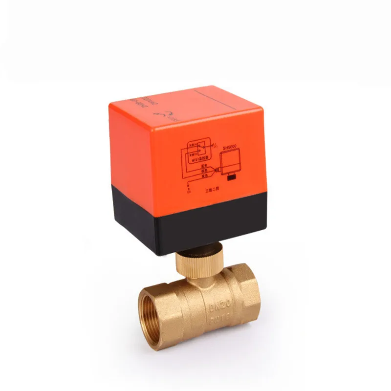 

Электрический шаровой клапан, DN15-25 в перем. Тока, 3 провода, двухстороннее управление, латунная резьба, стабильный моторизованный шаровой кл...