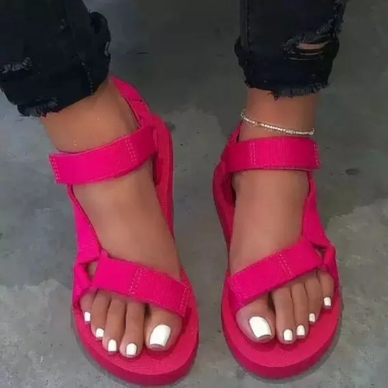 

Women New Summer Sandals Open Toe Beach Shoes Flip Flops Wedges Comfortable Slippers Cute Sandals Chaussure Femme