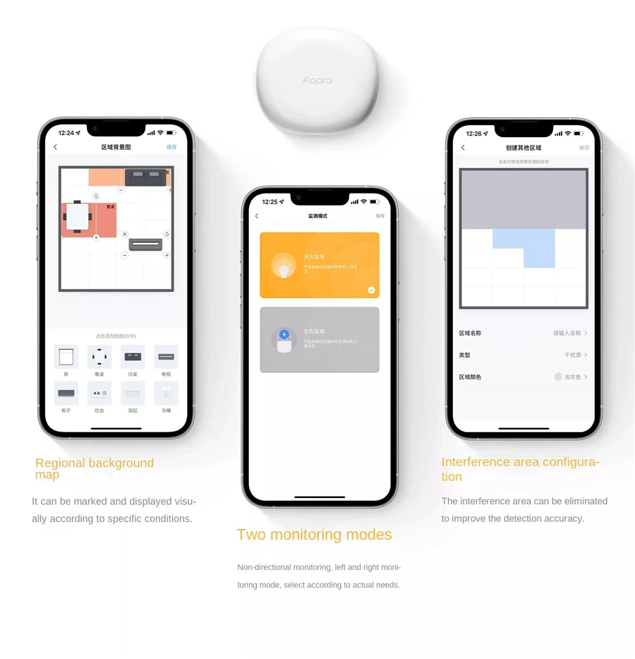 Датчик присутствия человека Aqara FP1 Zigbee высокоточный детектор для умного дома