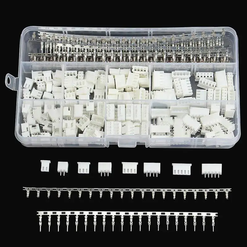 

560 Pieces/set Terminal Connector Set Electrical Cord Housing Wire Adapter Kit Metal Plastic Header Accessories