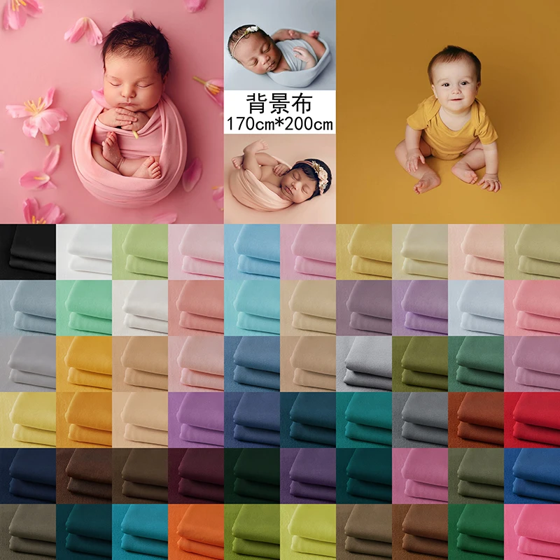 Dvotinst Newborn Baby Photography Props Soft Strench Background Blanket Backdrop Wraps Accessories Studio Shooting Photo Props