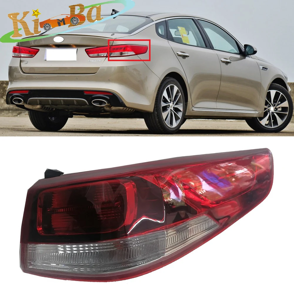 

KIMBA For KIA K5 Optima 2016 2017 Outer Rear Brake Light Tail Light Stop Light Tail Lamp Taillight Taillamp Praking Stop Light