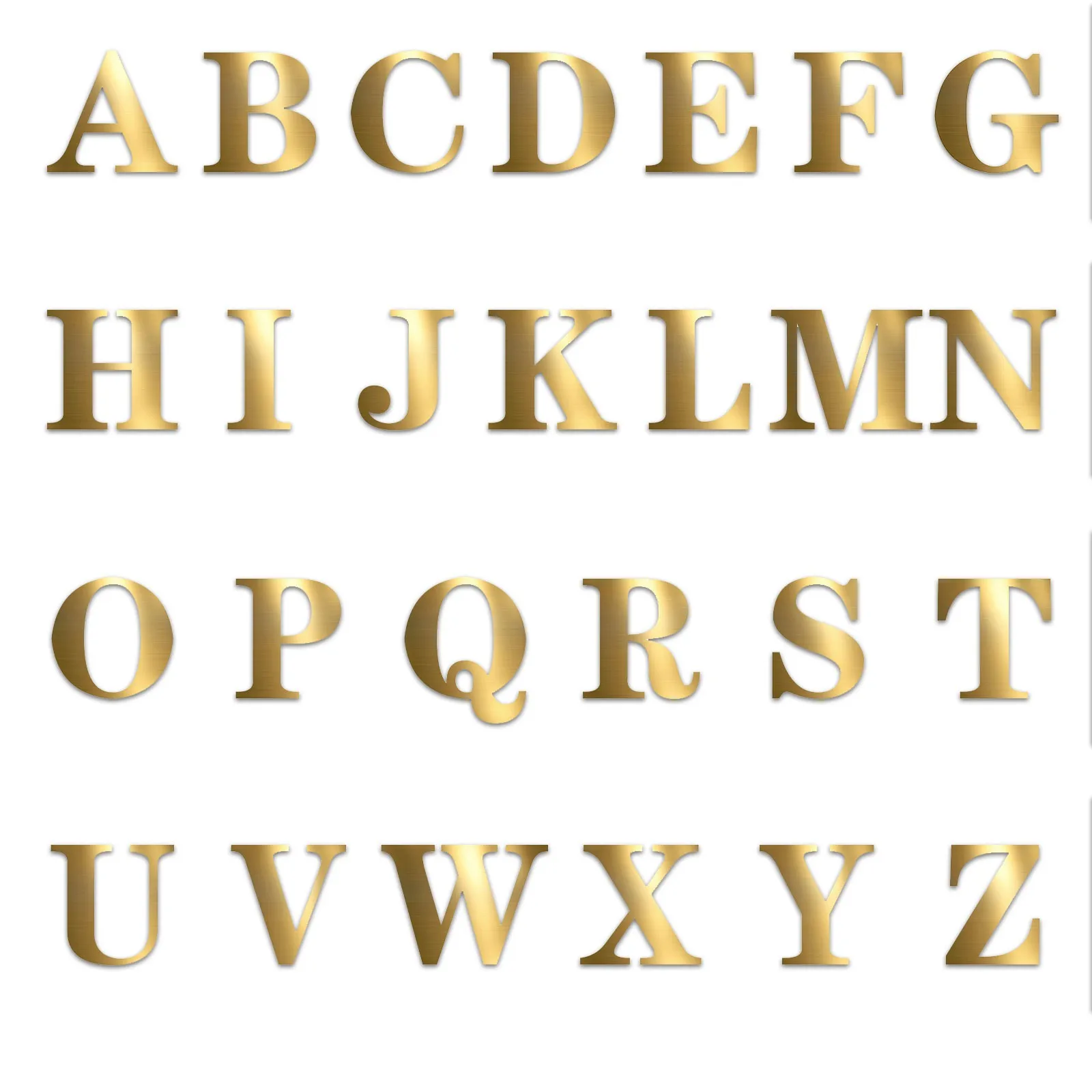 

26 English Letters Mirror Wall Stickers PVC Removable Alphabet Words Mirrors Wall Sticker Decals DIY Home Art Decorations