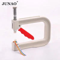 junao 4 5 6 8 10 12mm white pearl setting machine hand press tools beads rivet fixing machine for diy crafts accessories