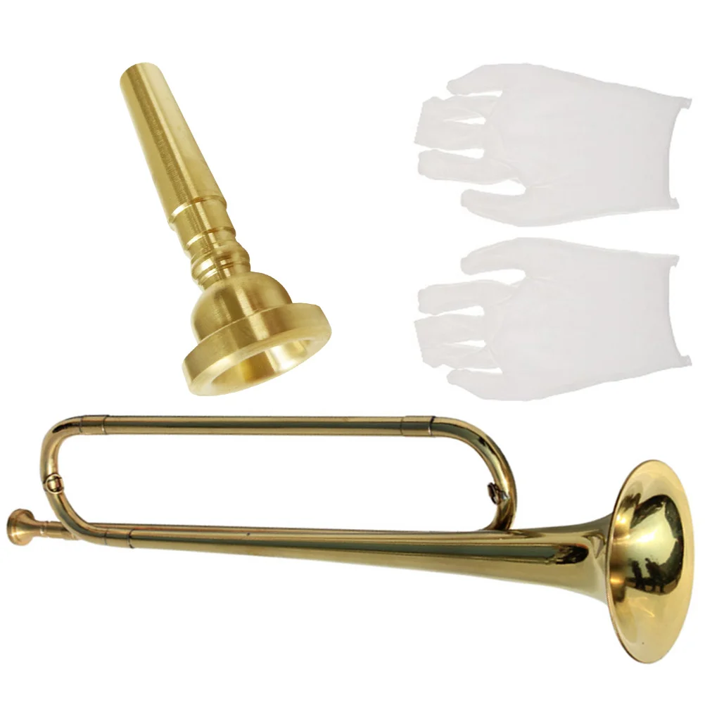 

Mouthpiece Gloves Kids Musical Instruments Children Trumpet Small Plaything Metal Student Useful