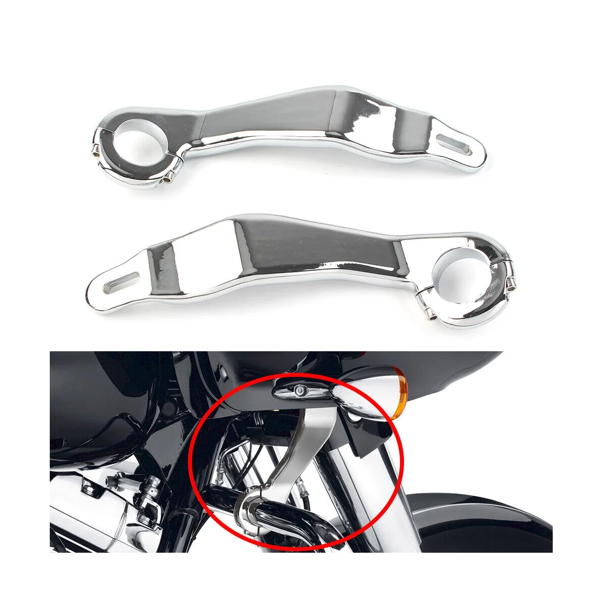 1 пара кронштейнов для мотоциклетного капота дорожного скольжения flcz FLTRX FLTRXS FLTRUSE