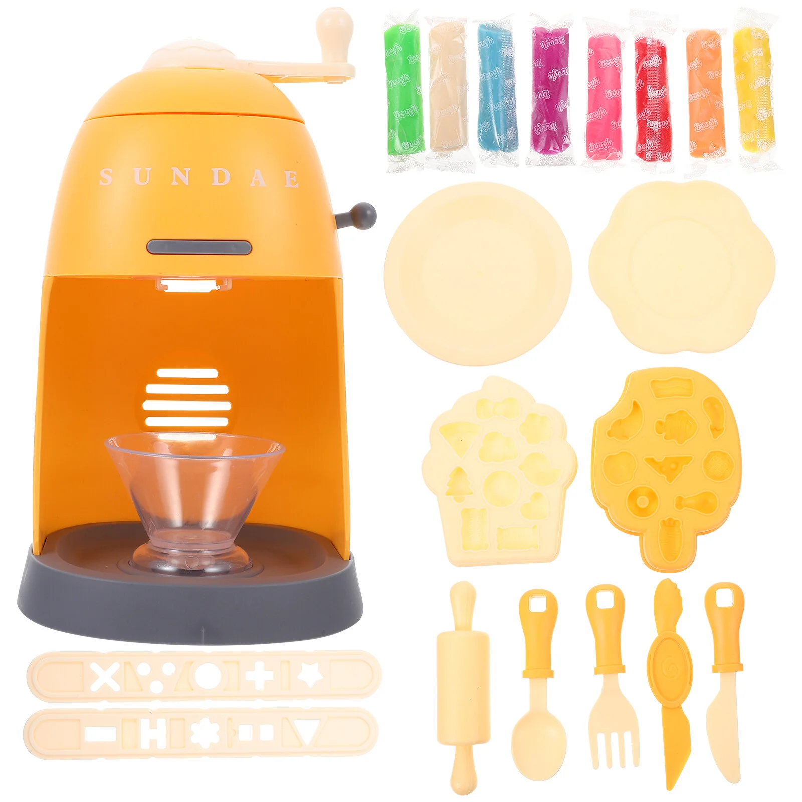 

Ice Cream Machine Plastic Playes Mini Toy Kit Interactive Child Abs Simulation Emulate Kitchen Appliance Emulated Set