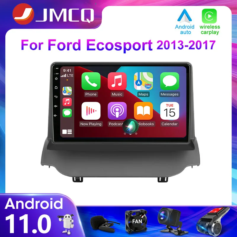 

JMCQ 2Din 4G Android 11 Car Stereo Radio Multimedia Video Player For Ford EcoSport 2013-2017 Navigation GPS Head Unit Carplay