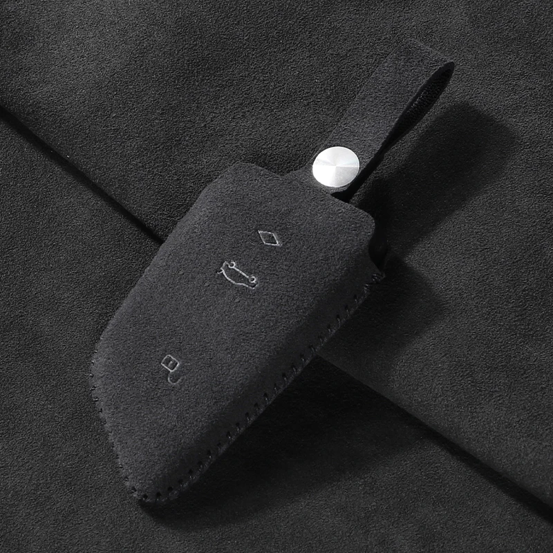 Замшевый чехол для ключей от машины BMW X1 X3 X4 X5 F15 X6 F16 G30 7Series G11 F48 F39 520 525 G20 118i 218i 320i Сделано из аксессуаров