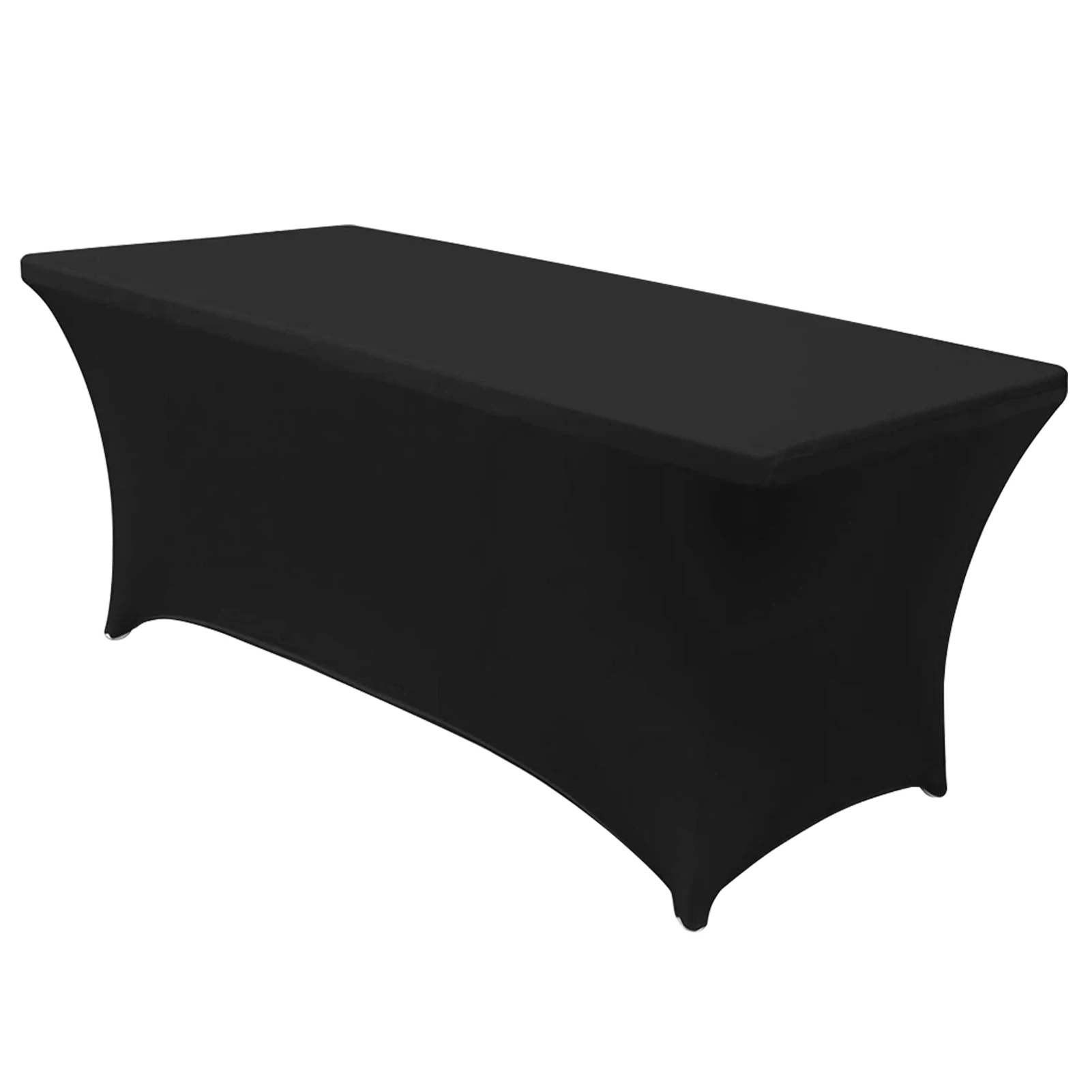 

For Party Wedding Machine Washable Wrinkle Free Birthday Massage Bed Patio Rectangle Tablecloth Tight Fitted Elastic Spandex